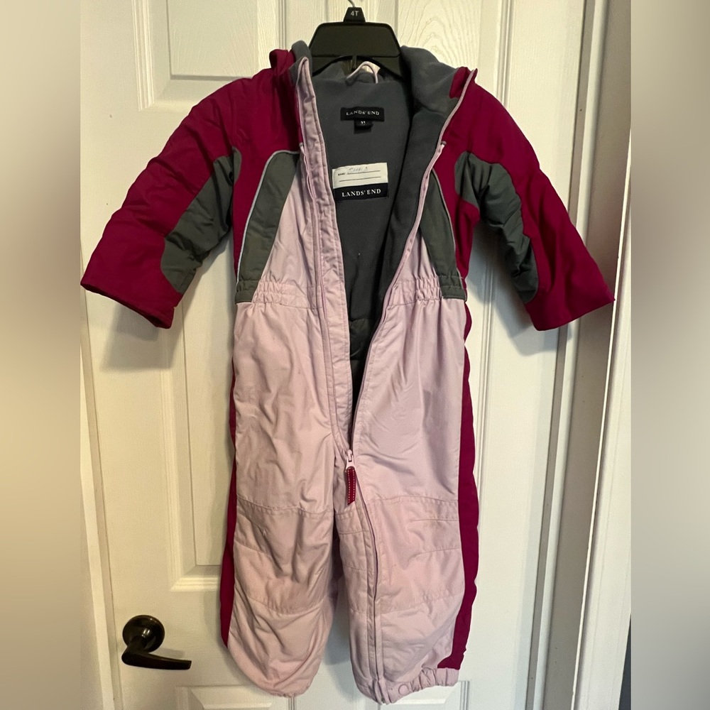 Lands end ski suit size 3T